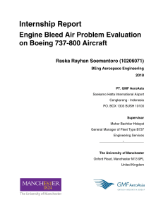 Engine Bleed Air Problem Evaluation on B