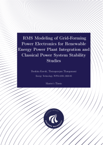 Master Thesis RMS Modelling of Grid Forming rev1
