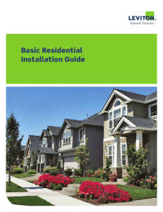 Residential Installation Guide