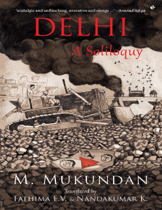 Delhi A Soliloquy by Mukundan, M