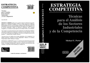 Estrategia Competitiva - Michael E. Porter