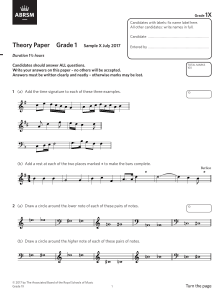 Music Theory Practice