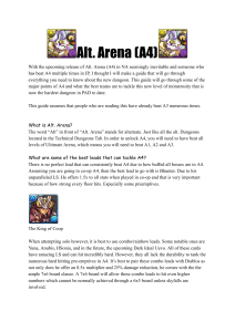 Alt. Arena (A4) Guide