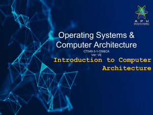 Introduction to Computer Architecture