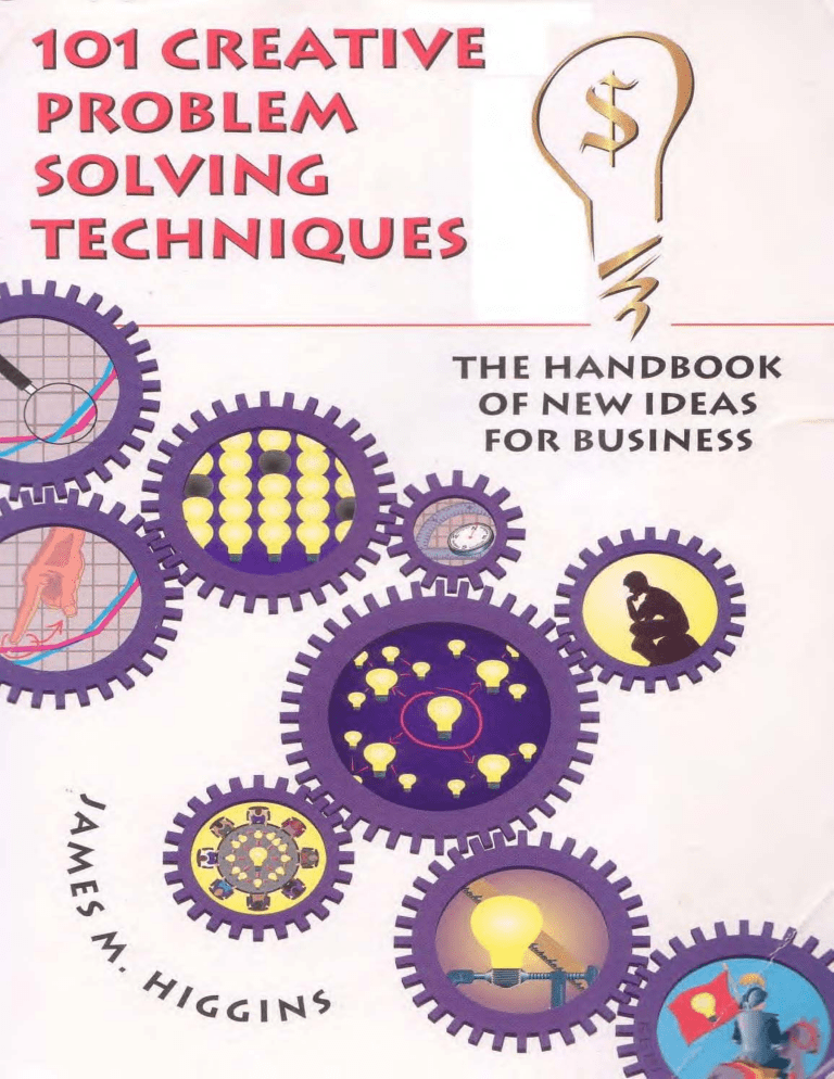 101 creative problem solving techniques the handbook of new ideas for business pdf