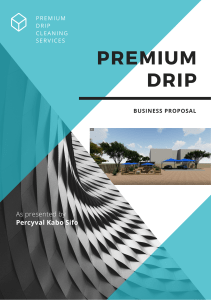 Premium Drip Proposal