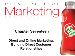 chapter 17 Direct & Online marketing