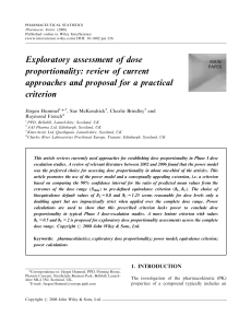 article dose proportionality