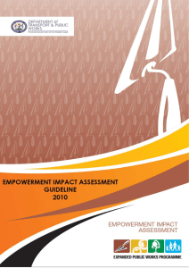 revised empowerment impact assessment guideline