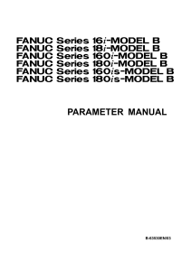 Fanuc 16i Parameter Manual