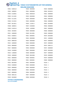 FANUC 0M PARAMETER