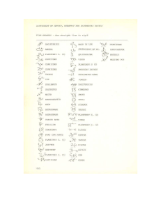 Dictionary of Alchemical Symbols