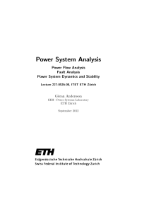 Power System Analysis Power Flow Analysi