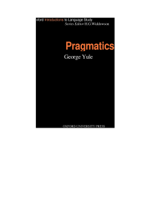 Yule George Pragmatics