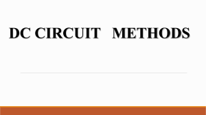 DC Circuit Method