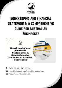 Bookkeeping and Financial Statements: A Comprehensive Guide for Australian Businesses