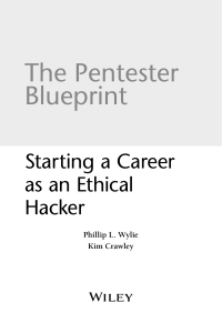 The Pentester Blueprint: Ethical Hacking Career Guide