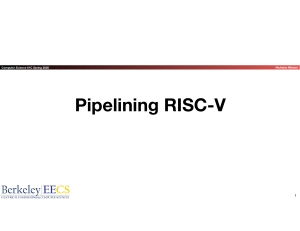 pipelining RISCV