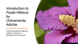 Introduction to Purple Hibiscus