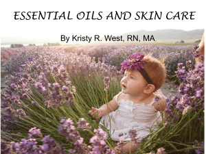 Skincare essential oils