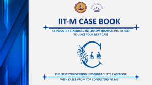 Casebook IITM