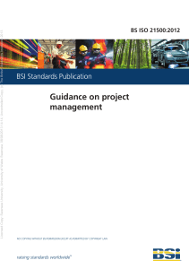 Project Management Standard