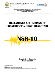 NSR-10 Reglamento Colombiano de Constucción Sismo Resistente