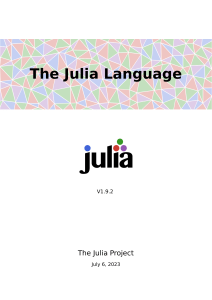 Julia Manual