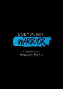 The Bodyweight Warrior Program