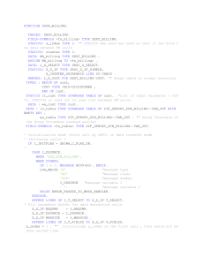 ABAP Code Snippet: ZSCN_BILLING Function