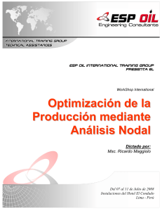 Optimizacion de La Produccion Mediante Analisis Nodal ESPOIL