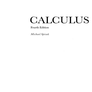 Spivak, Michael - Calculus-Publish or Perish (2008)