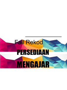 Rekod Persediaan Mengajar TeRkInI