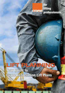    crane association lift planning