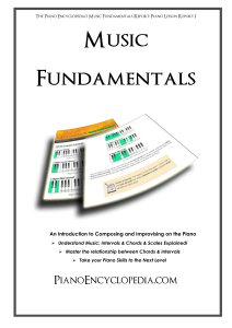 The Piano Encyclopedia Music Fundamentals