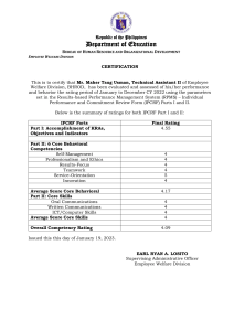 Usman Certificate-EWD-2023-performance-IPCRF