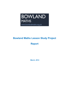 Sample Lesson Report