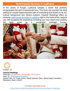 Matrimonial Services in Ludhiana