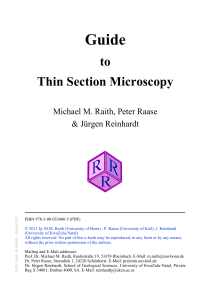thin section microscopy