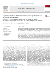 03- Exploring the effects of dimensionality on the magnetic properties