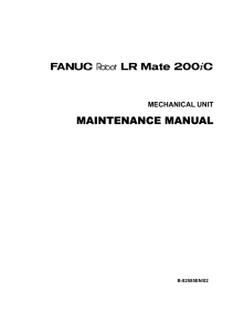 3.0 Manual de mantenimiento LRMate200iC