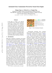 Automated Chess Commentator Powered by Neural Chess Engine
