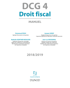 9782100778089 dcg-4-droit-fiscal-2018-2019-12e-ed-manuel Chapitre1