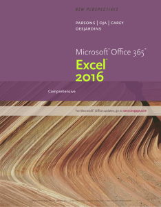 June Jamrich Parsons, Dan Oja, Patrick Carey, Carol DesJardins - New Perspectives Microsoft Office 365 & Excel 2016  Comprehensive-Course Technology (2016)