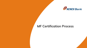 MF Certification Process
