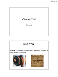 Chemia XVII - Korozja Część1