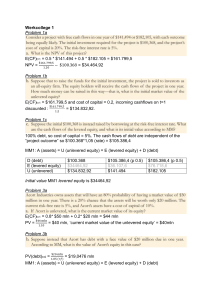 Finance Work Group week 1 