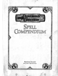 Spell Compendium