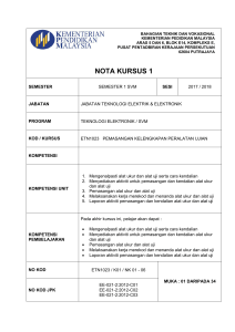 NOTA KURSUS 1