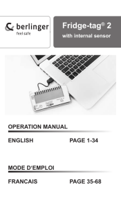 Operation manual Fridge-tag 2 English